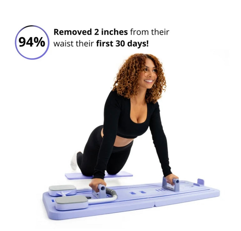 Foldable Pilates Reformer Set